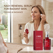 NAD Renewal Serum Peptide Complex Firming Brightening Anti Aging Hydrating Smooth Fine Lines Boosting Radiance Face Essence NAD Renewal Serum