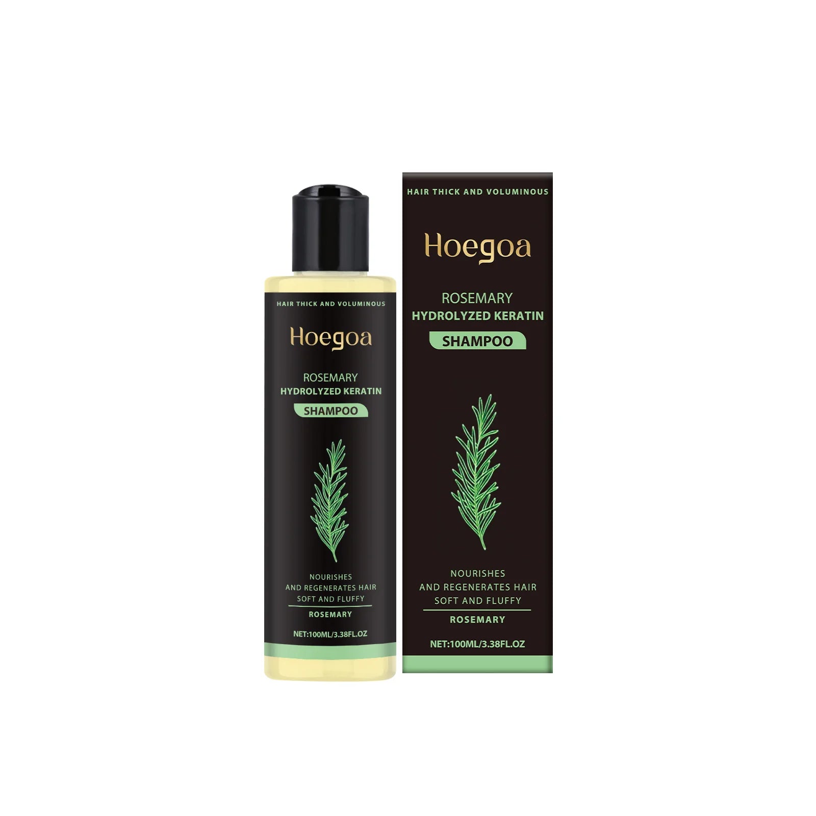 Thickening Shampoo Control Oil Boost Volume Strengthen Strands Reduce Breakage Nourishing Repairing Rosemary Hair Care Shampoo