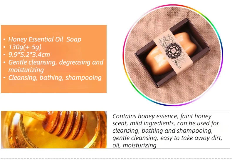 130g Goat Milk Soap Essential Oil Soap for Bamboo Charcoal,Papaya, Sandalwood, Honey, Lemon, Coffe ,Lily