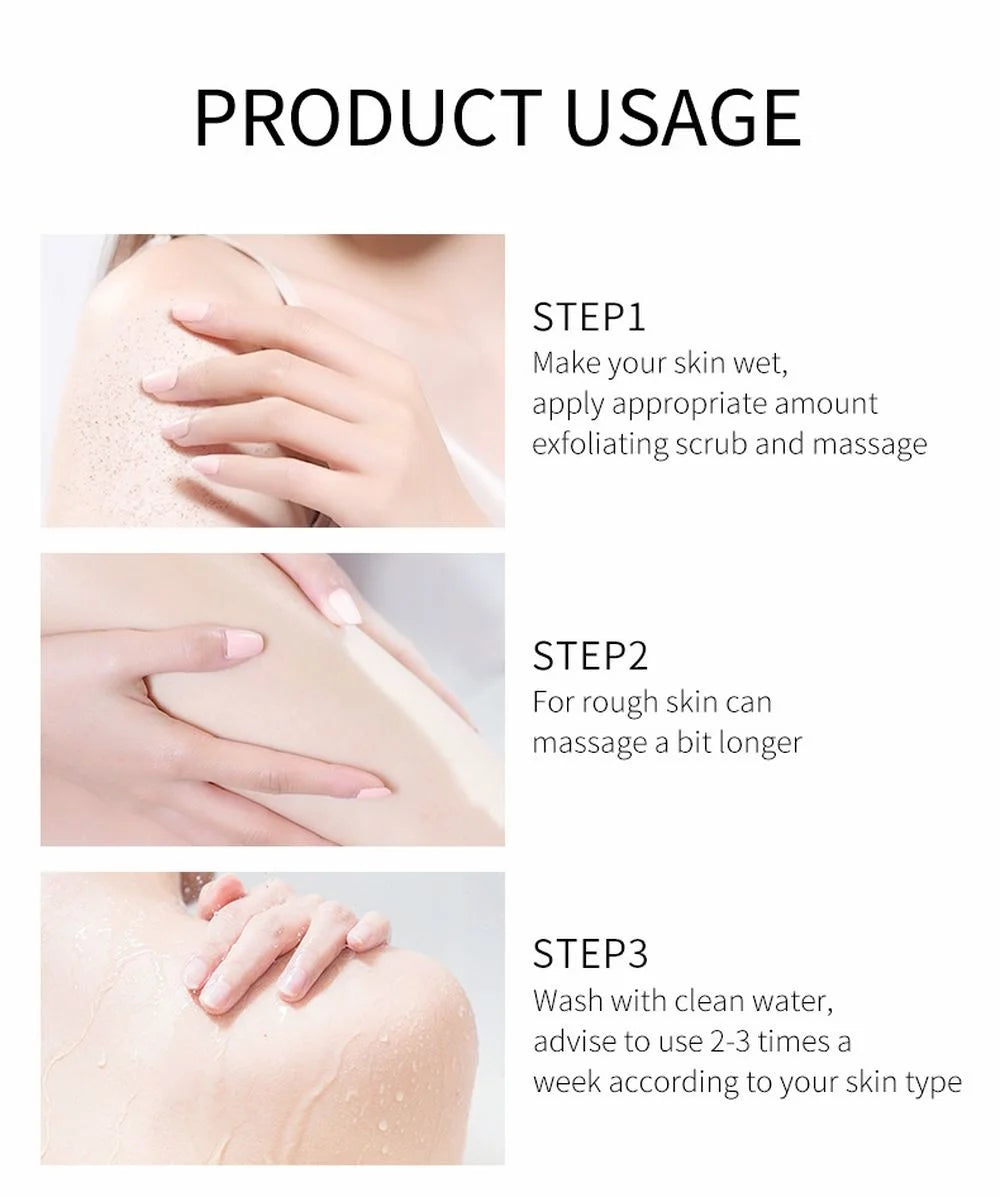 5pcs Shea Butter Exfoliating Peeling Gel Facial Scrub Moisturizing Nourishing Repair Scrub Face Cream Blackhead Remove Skin Care