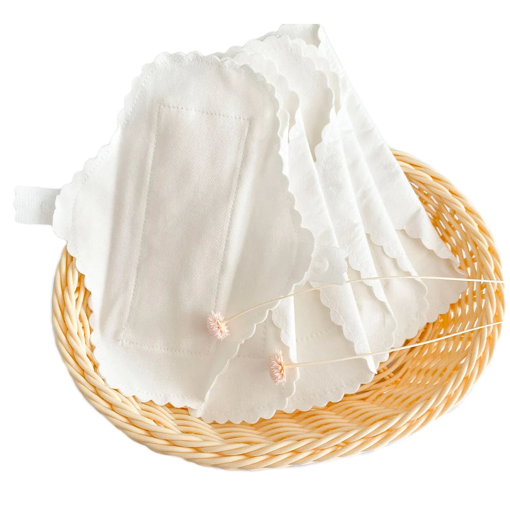 3Pcs/lot Thin Cloth Pads Soft Cotton Washable Feminine Panty Liners Sanitary Pads Napkin Daily Reusable Menstrual Hygiene Pads