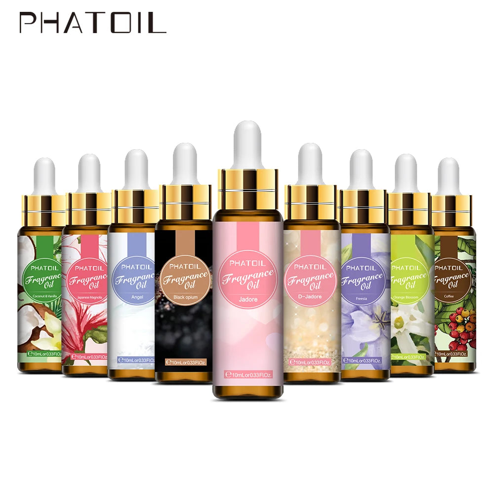 10ml Japanese Magnolia Fragrance Oil Diffuser White Musk Bubble Gum Sea Breeze Freesia Honeysuckle Vanilla Coconut Coffee Oil