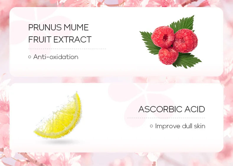 LAIKOU Exfoliating Face Scrub Peeling Gel Moisturizing Whitening Sakura Japan Remove Blackhead Acne Detoxifies & Clean All Skin