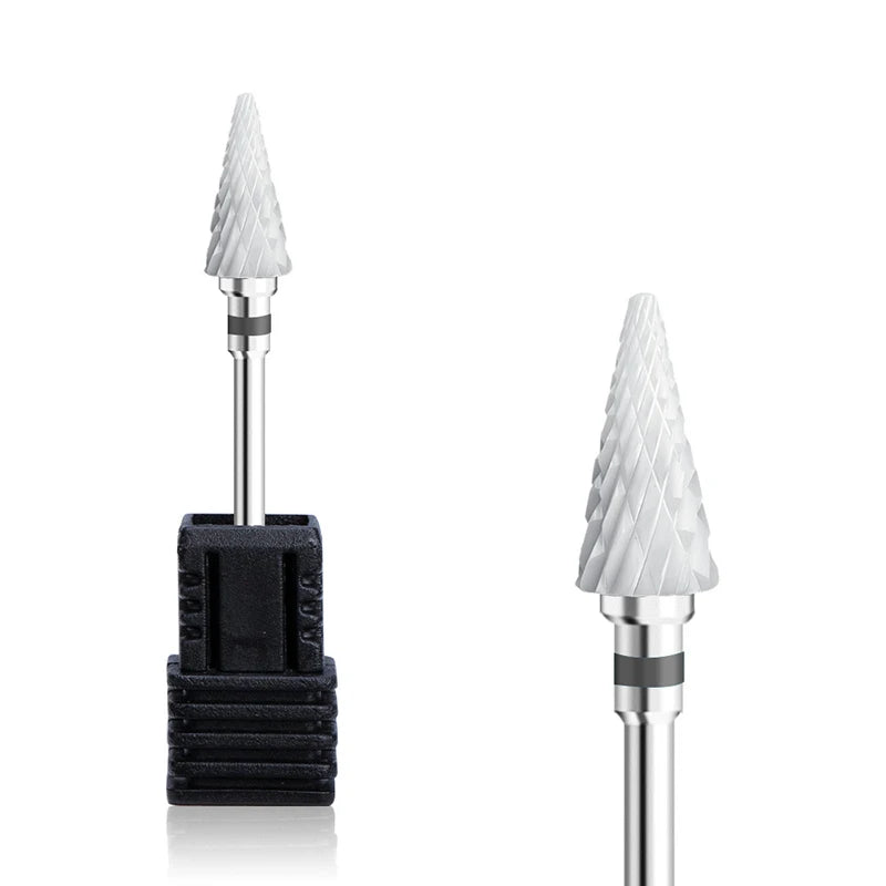 1pcs Ceramic Milling Cutter Nail Drill Bits Electric Manicure Drills Pedicure Mill Bits Machine Files Nail Art accessories Tool