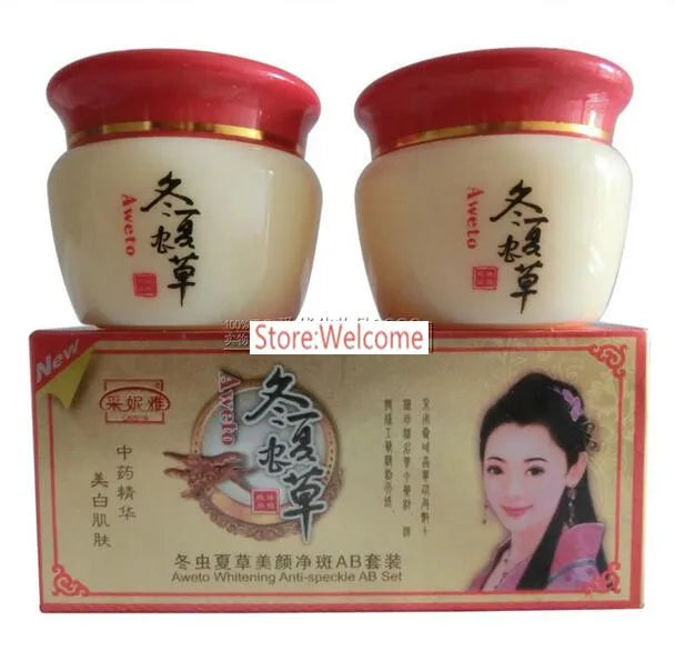 Chinese 2026 Whitening  Day Night Cream Set Melasma Dark Age Dark Spots Freckle Remover Skin Lightening Skin Care
