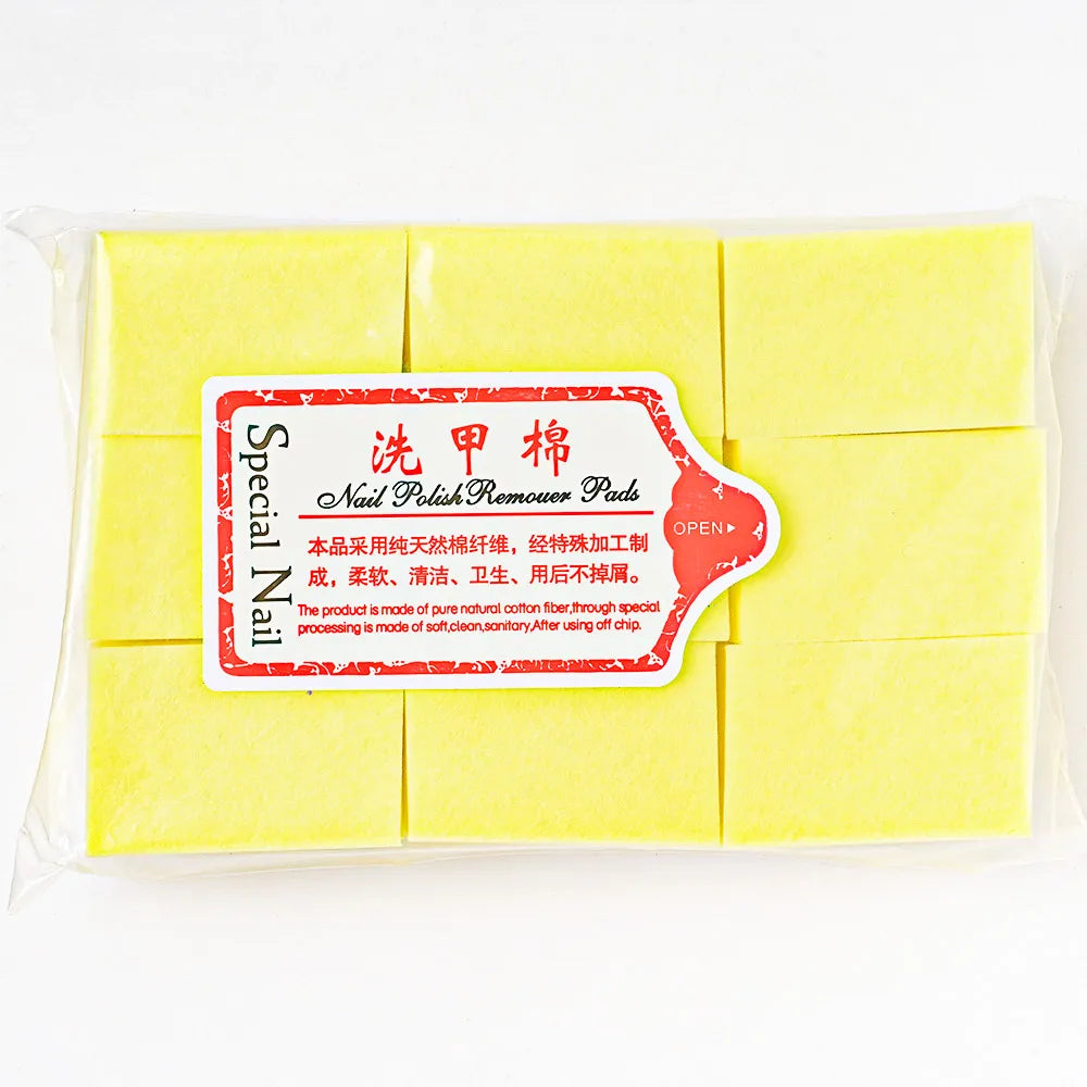 600pcs/Lot Nail Lint-Free Paper Cotton Fiber Tissue 5colors Nails Art Cleanin Cleaner Pad Polish Cotton Remover Sheet Wiper C#13