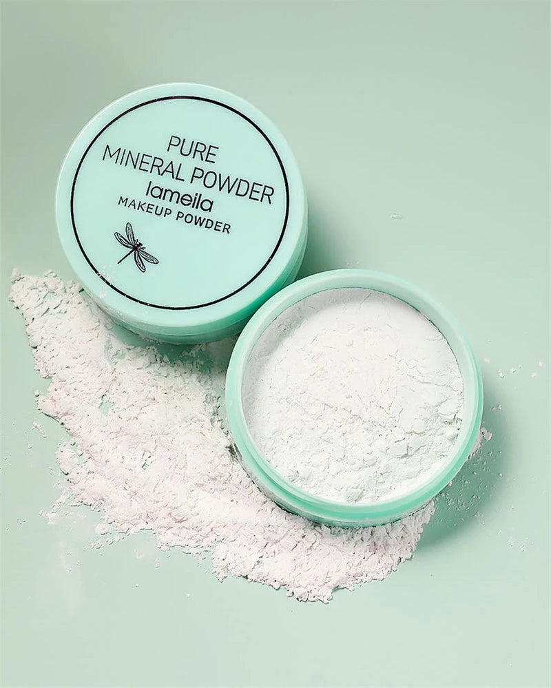3 Colors Makeup Loose Powder Transparent Natural Face Finishing Powder Professional Oil-control Waterproof Matte Setting Powder