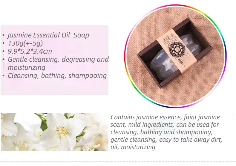 130g Goat Milk Soap Essential Oil Soap for Bamboo Charcoal,Papaya, Sandalwood, Honey, Lemon, Coffe ,Lily