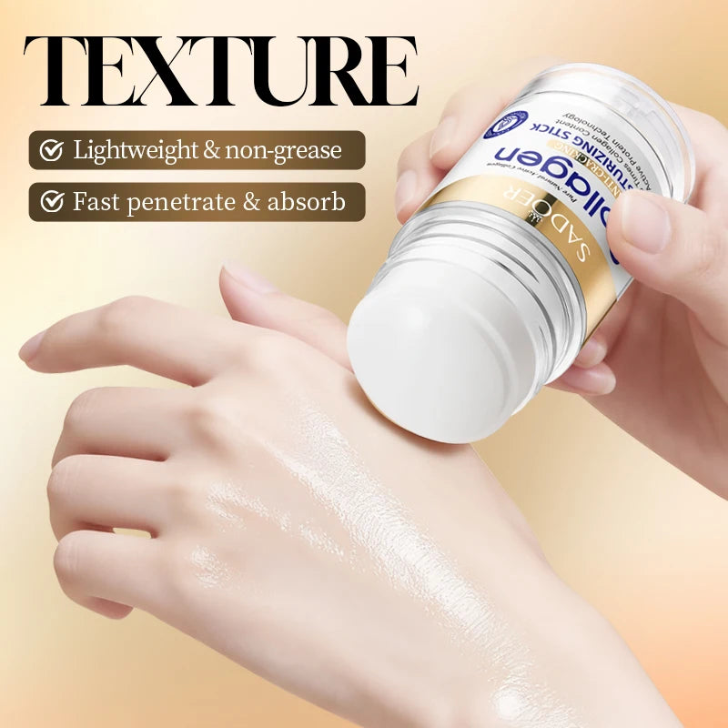 SADOER Collagen Hand & Foot Cream Stick Moisturizing Anti Cracking Whitening Anti Wrinkles Anti-Aging Hands Skin Care Products