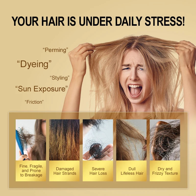 PURC Smoothing Argan Oil Hair Care Nourishing Soft Repair Damaged Frizz Hair Serum Scalp Treatment Hair Care Products