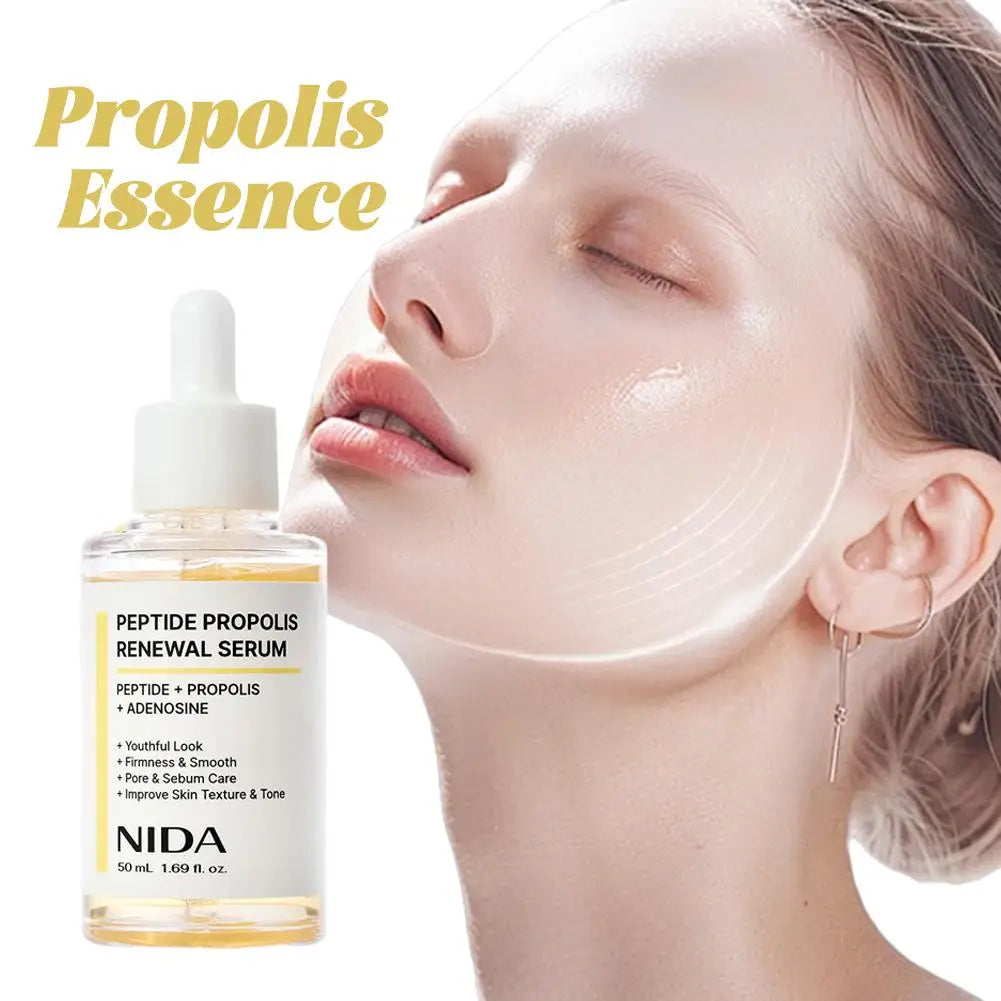 NIDA Propolis Peptide Renewal Facial Serum Ultimate Moisturizing Cream Retinol Probiotic Eye Cream Rejuvenating Firming Skincare