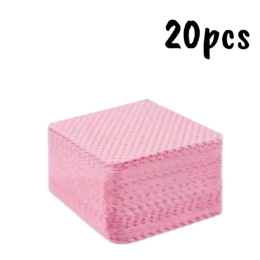 20/600pcs Lint-Free Gel Nail Wipes Aluminum-Free Nail Polish Remover Pads for NaiArt Beauty Nail Cleaning Care