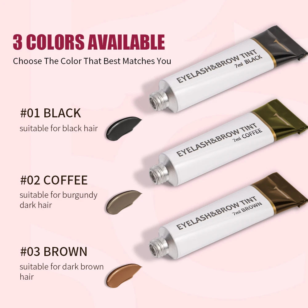 ICONSIGN Eyelash Eyebrow Dye Tint Kit Mascara Lift Tinting Tattoo Eyes Makeup Tools Keep 60 To 80 Days