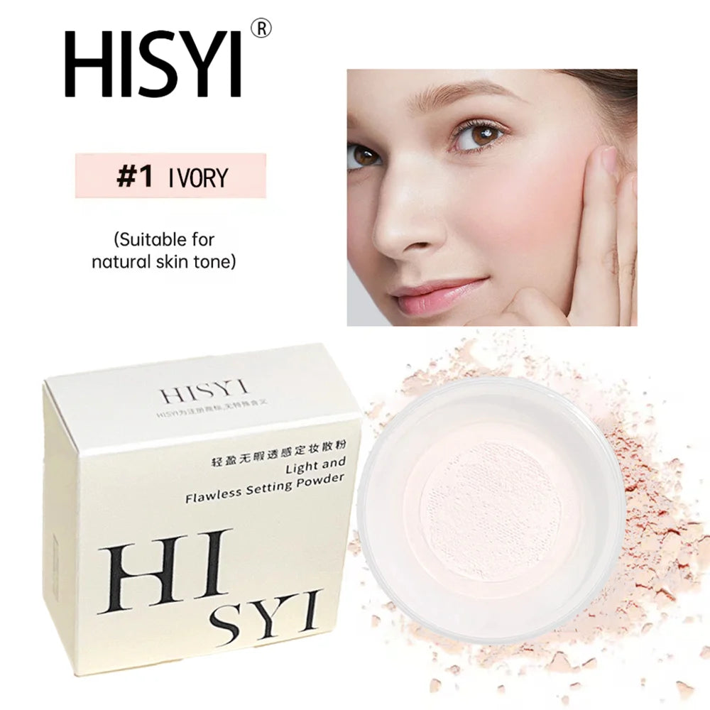 Waterproof Matte Loose Setting Powder – Oil Control, Brightening, Long-Lasting, Natural Finish, Multi-Skin, Unisex, Certified