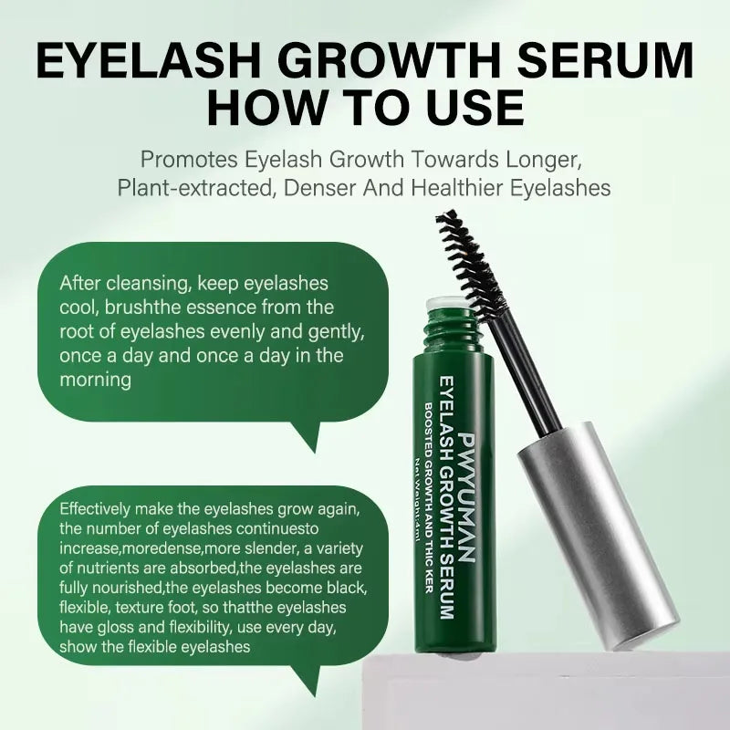 Fast Eyelash Growth Serum 7 Days Natural Eyelash Enhancer Longer Fuller Thicker Curling Lash Treatment Eye Care Products Makeup