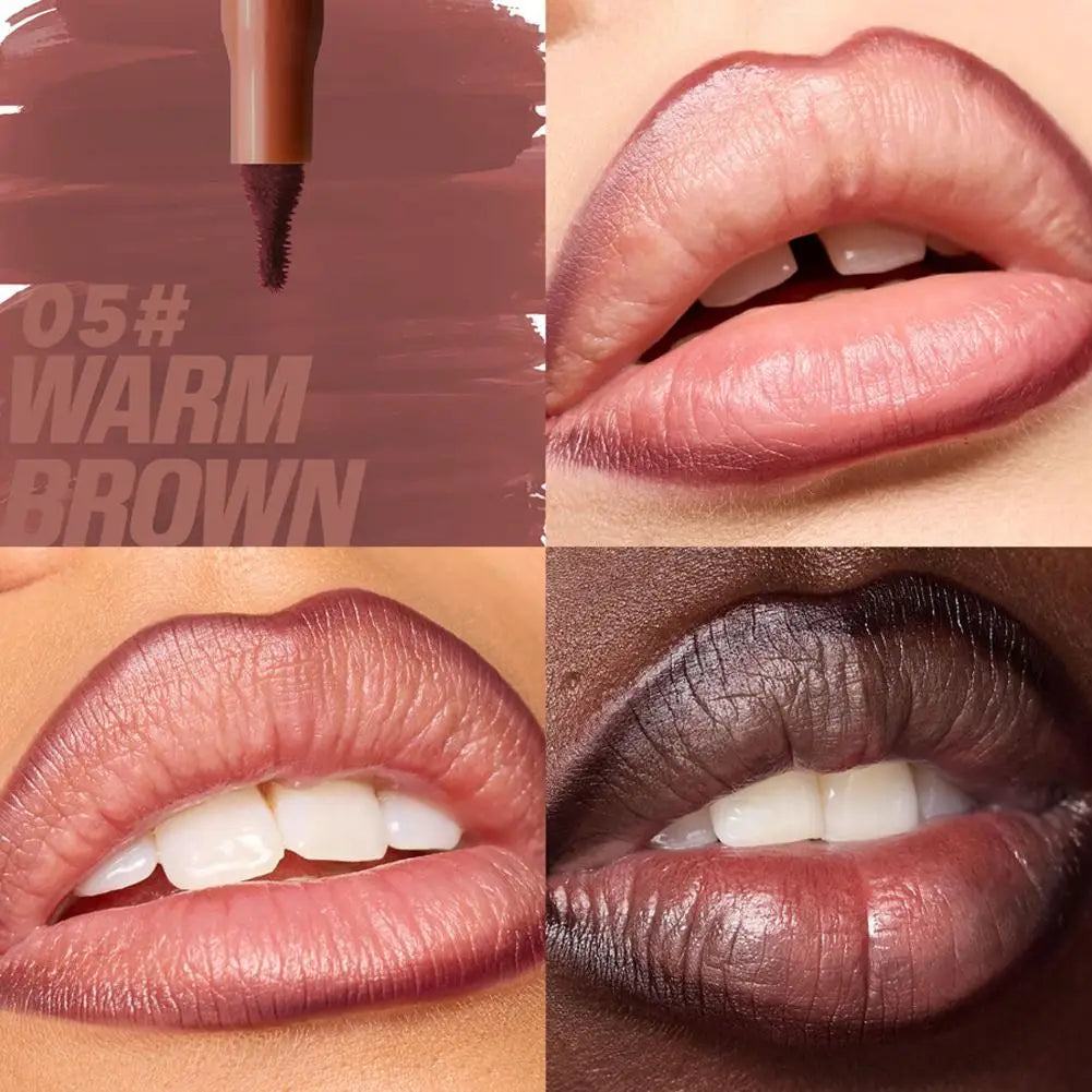 PAGE VINE Lip Liner LongLasting Waterproof Highly Pigmented Long-lasting Color Creates 3D Plump Lips Defining Makeup