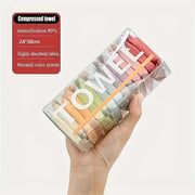 Thick Cotton One-time Compressed Towel Washcloth Portable Face Towel for Travel Independent Packing Bath Towel Clean Face