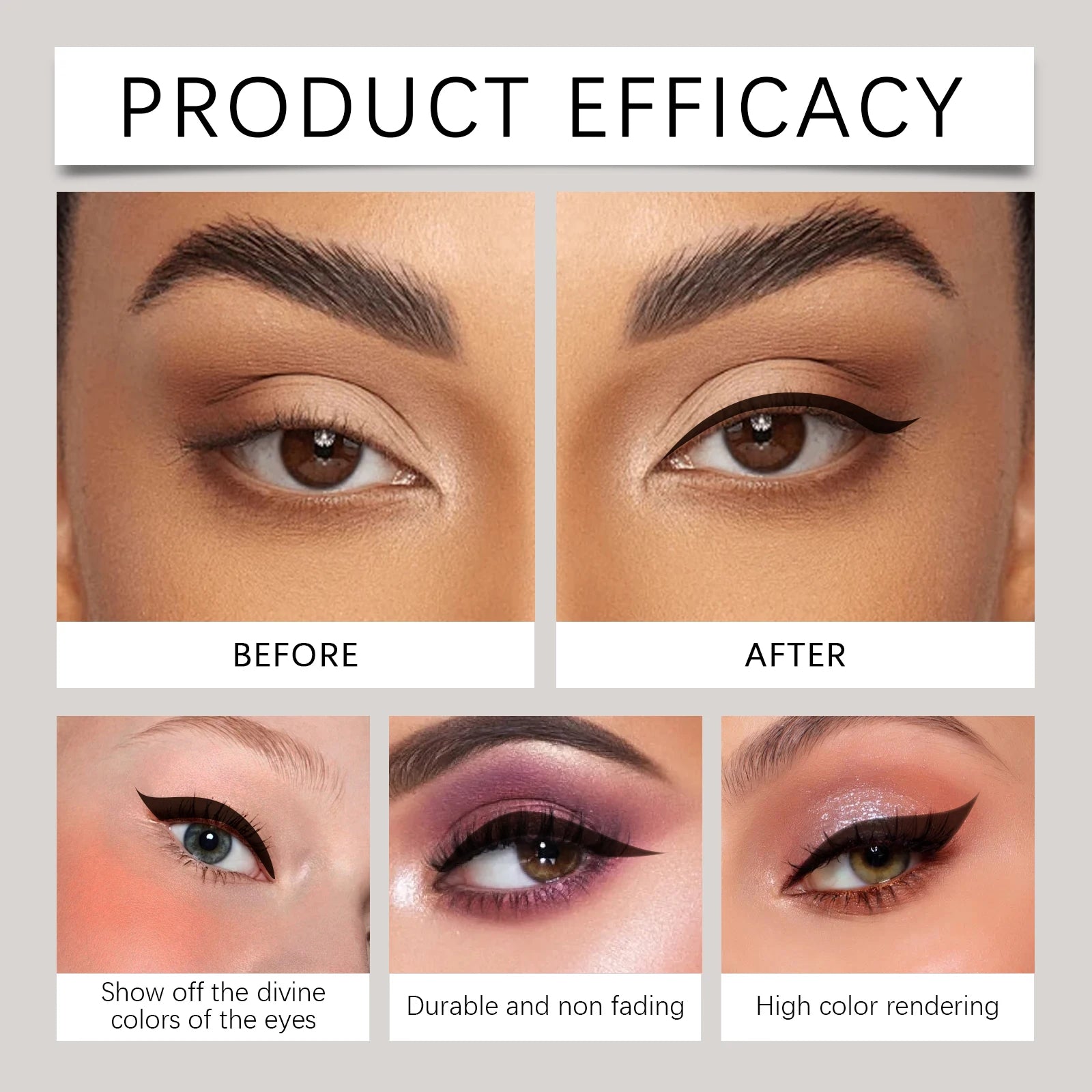 Antioxidant Colored Eyeliner Enhances Barrier Boosts Skin Resistance Reduces Eye Irritation Naturally Long-Lasting Comfortable