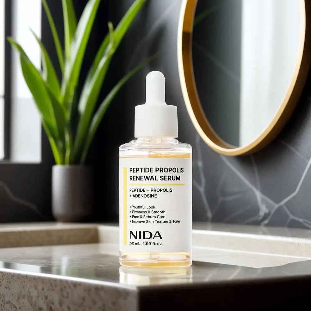 NIDA Propolis Peptide Renewal Facial Serum Ultimate Moisturizing Cream Retinol Probiotic Eye Cream Rejuvenating Firming Skincare