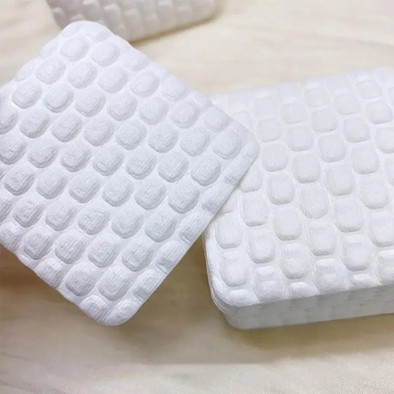 ●200/500Pcs White Nail Cotton Pad  For Nail Wipe Lint-Free Nail CottonGel Polish RemoverNail Art Cleaning Tool