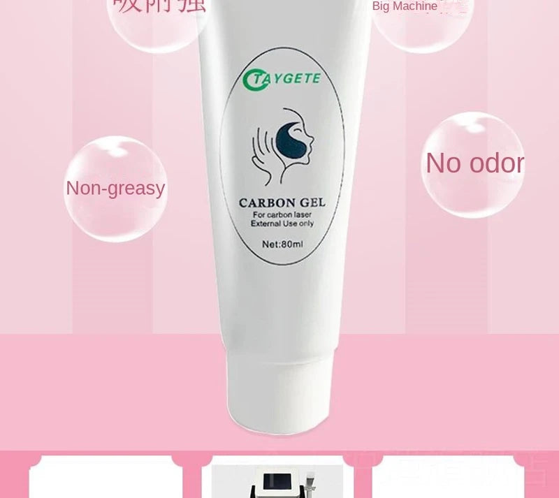 Carbon Gel Black Face Cream Mask Facial Deep Cleaning Support Laser Active Nano Toner Skin Rejuvenation Whitening Care Tools