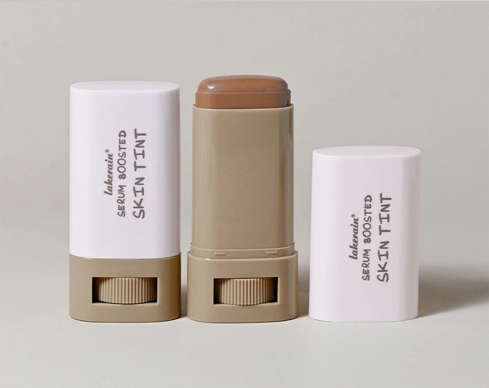 Skin Tint Foundation Stick Moisturizing & Non-Sticky Concealer Base Foundation Boosted Smooth Makeup Stick Woman Cosmetics