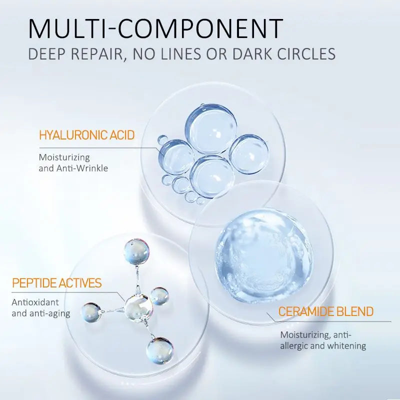4 In 1 Eye Cream Anti Dark Circles Eye Bags Anti-Wrinkle Eye Serum Lifting Firming Eye Skin Care