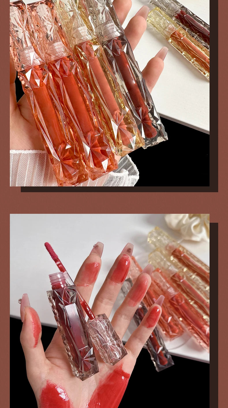 Lip Gloss Long-lasting Moisturizing Waterproof Non-fading Mirror Moisturizing Lip Gloss Women's Cosmetics