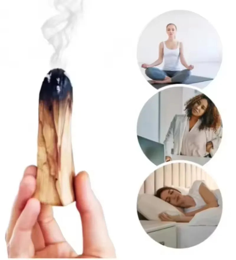 Natural Palo Santo Incense Sticks Yoga Buddha Household Aromatherapy High-oil Smell of Old Materials Purify Air Heal the Mind