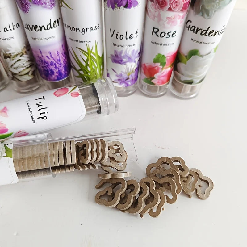 40 Wooden Aromatherapy Incense Sticks, Lavender Fragrance, Suitable for Yoga, Meditation, Home, Hotel, Spa, Office Air Purification, Relaxation, Decompression, Holiday Gift - Without Feathers, Suitable for Christmas, Hallowee