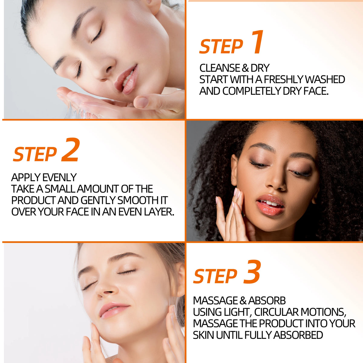 6 IN 1 ALL-IN-ONE FACIAL SERUM With Hyaluronic Acid + Niacinamide + Vitamin C/E