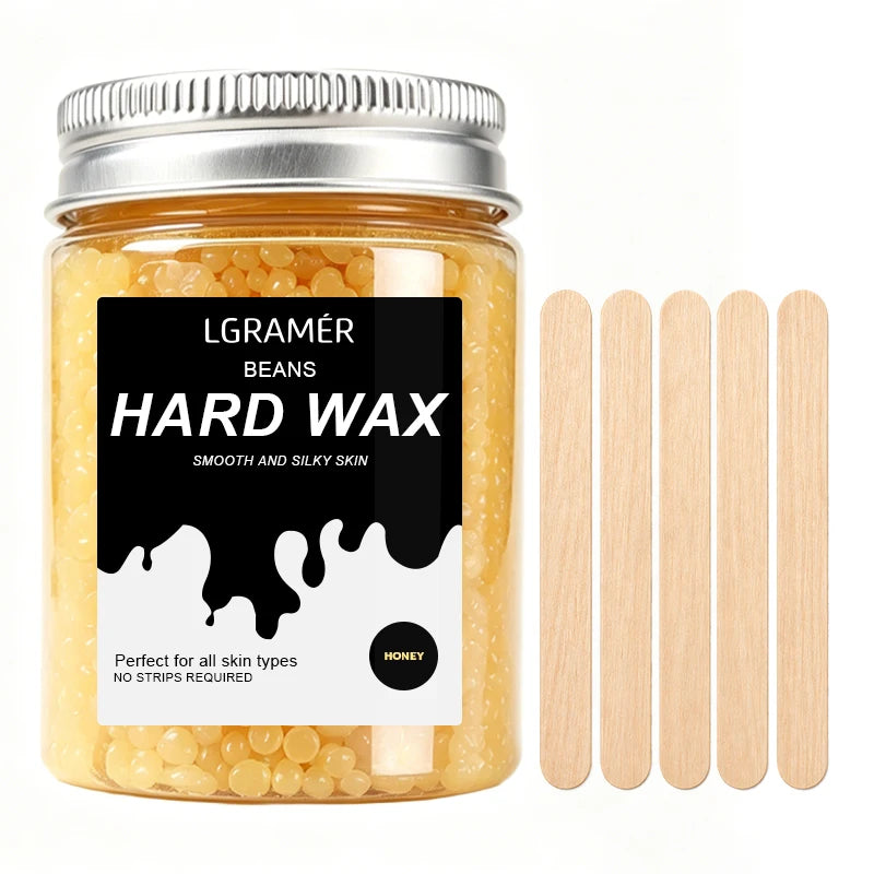80g/380g Hard Wax Beans,Heating Hard Waxing Painless Hair Removal,Depilatory Wax Beads For Leg Armpit Full Body,Non-irritating