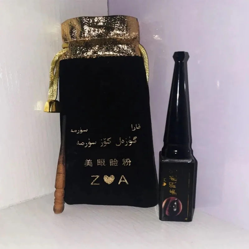 Original Black Lthmid Surma Kohl Powder Kajal Eyeliner Stick Natural Eye Tradition Makeup Tools For Men And Women