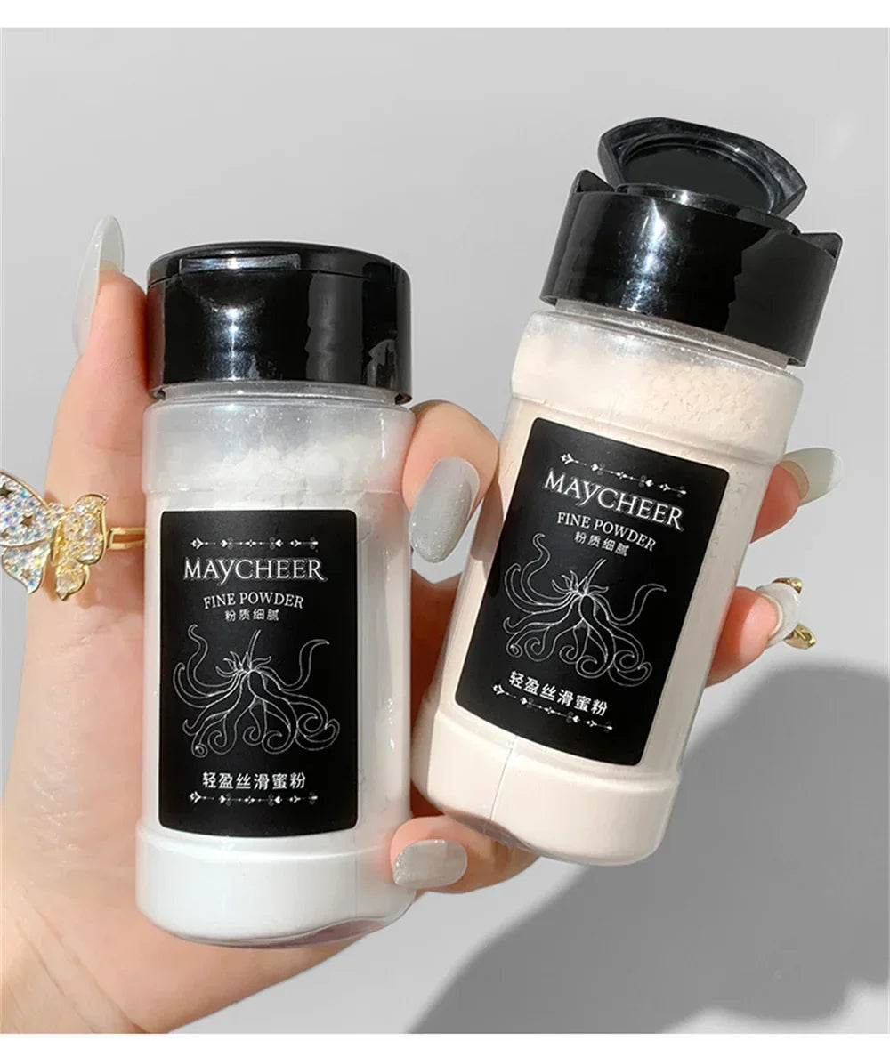 55g Large Capacity Loose Powder Natural Lasting Pepper Powder Professional Oil-control Waterproof Matte Setting Powder Makeup