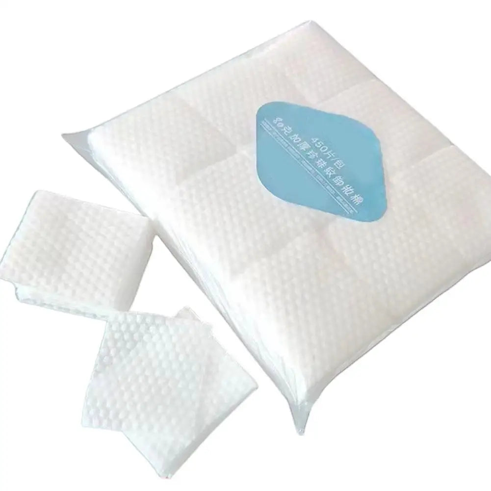 1 Set Disposable Pearl Pattern Makeup Cotton Wipes Soft Remover Pads Facial Cleaning Cosmetic Cotton Pads
