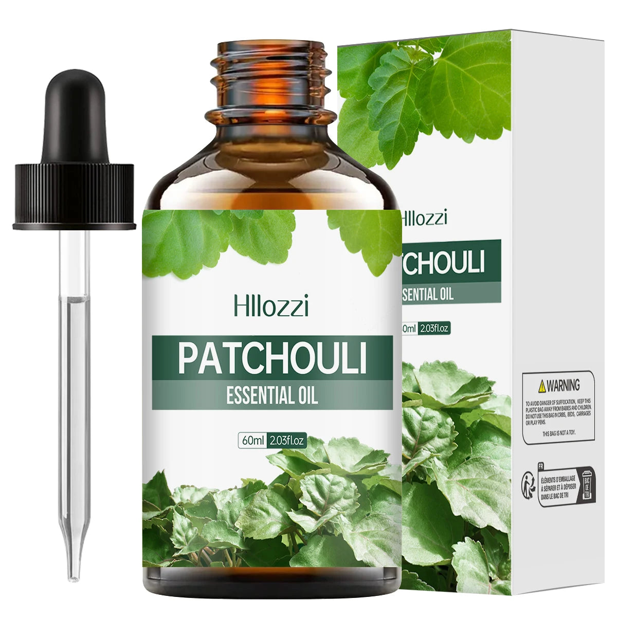 100ml/60ml/30ml Patchouli Essential Oil Hydrating Moisturizing Skin Care Skin Care Body Care Fragrance Perfume Essential Oil