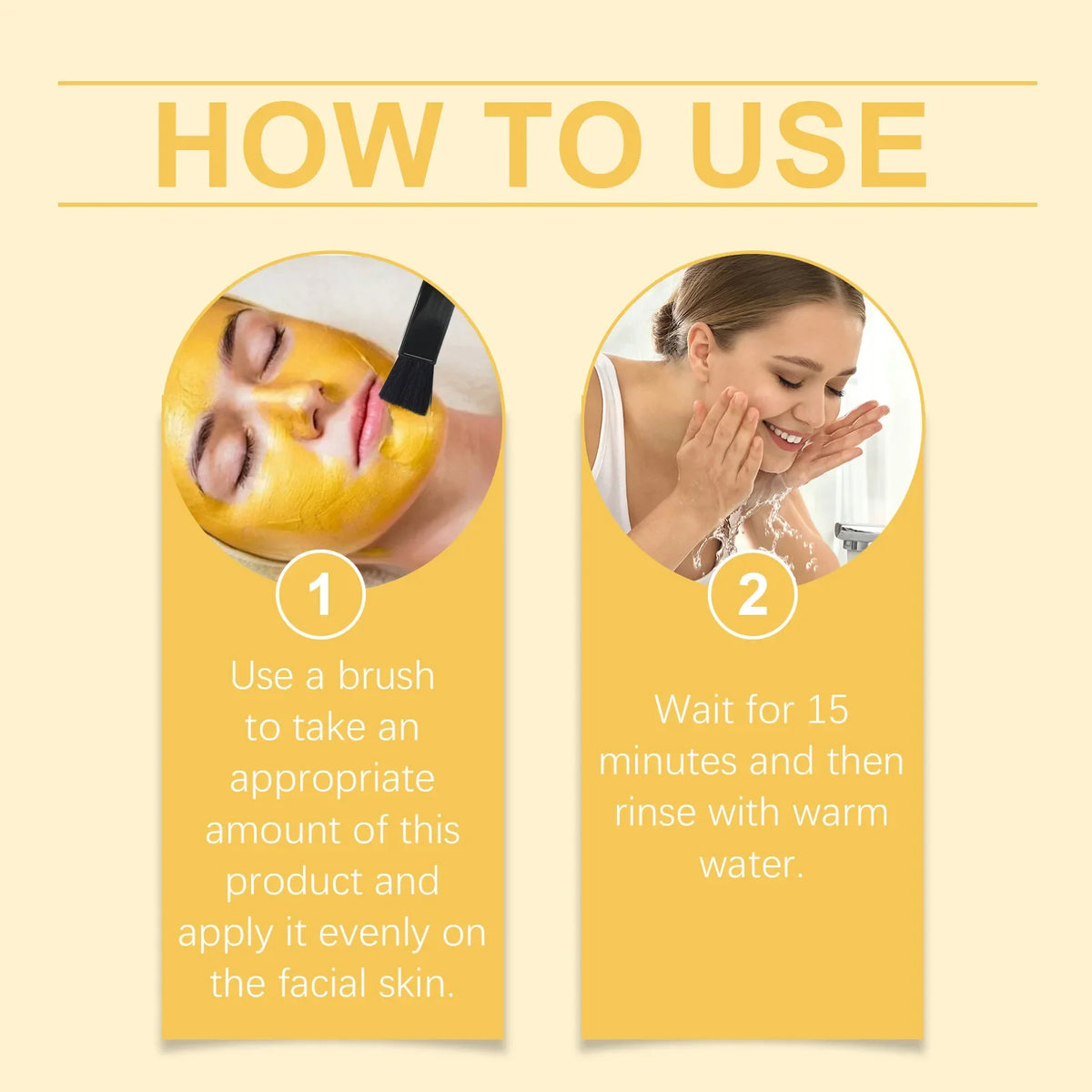 Vitamin C Turmeric Mud Mask Exfoliating Facial Mask Improve Pore Deep Cleansing Nourishing Hydrating Glowing Skin Care Clay Mask