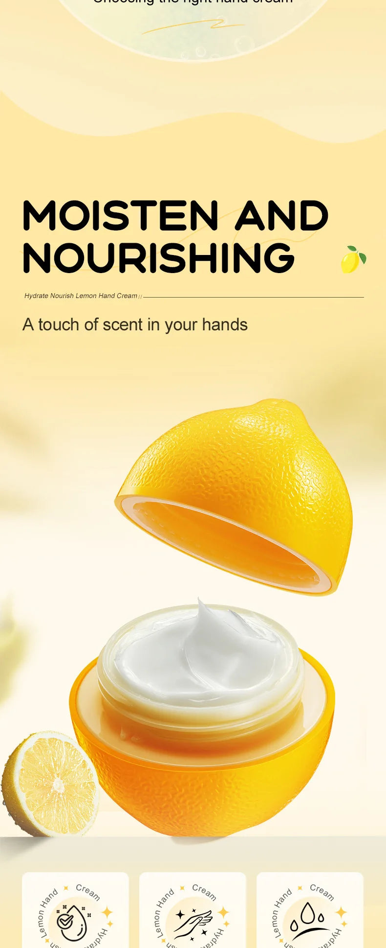 SADOER Mango Peach Aloe Vera Lemon Fruit Hand Cream Moisturizing Brightening Repairing Hand Creams For Hands Skin Care