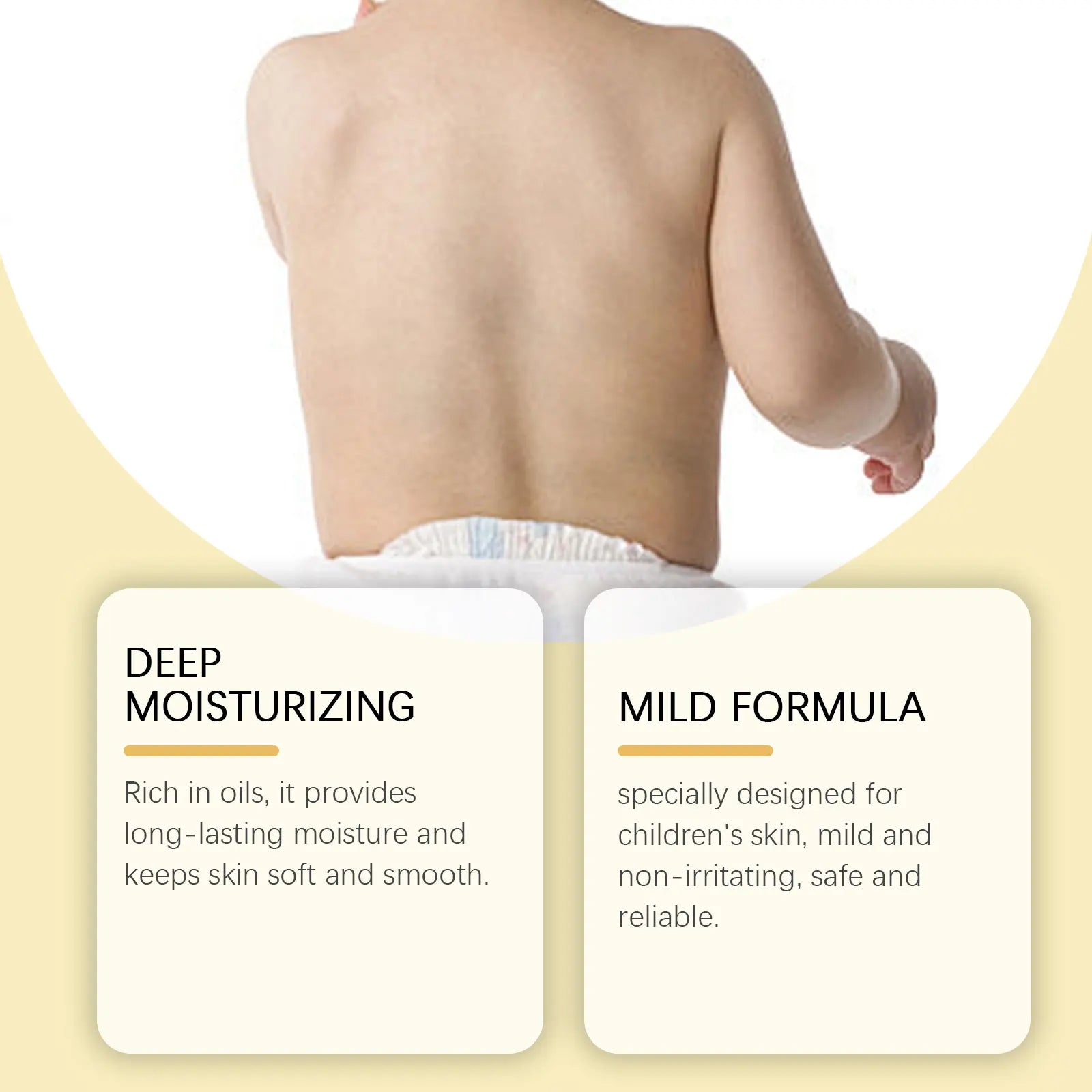 Anti-Cracked Facial Cream for Kids Deep Moisturize Nourish Strengthen Skin Barrier Soothing Dryness No Irritating Baby Bum Cream