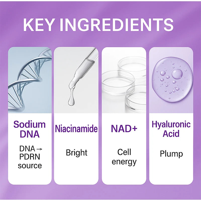 NAD+ BIO Lifting-sil Firming Serum,Peptides Glowing Boosting Toner,Korean Dull Skin Care,Fade Fine Lines Elasticity Essence