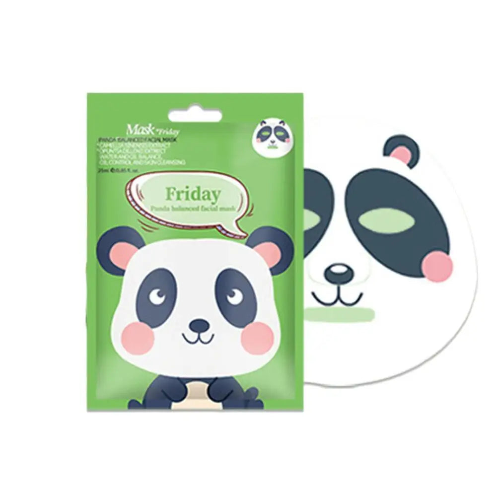 1/7pcs Cartoon Facial Mask Deep Hydrating Sheet Mask Moisturizing Tender Skin Mask Dog Panda Pig Animal Pattern Skin Care