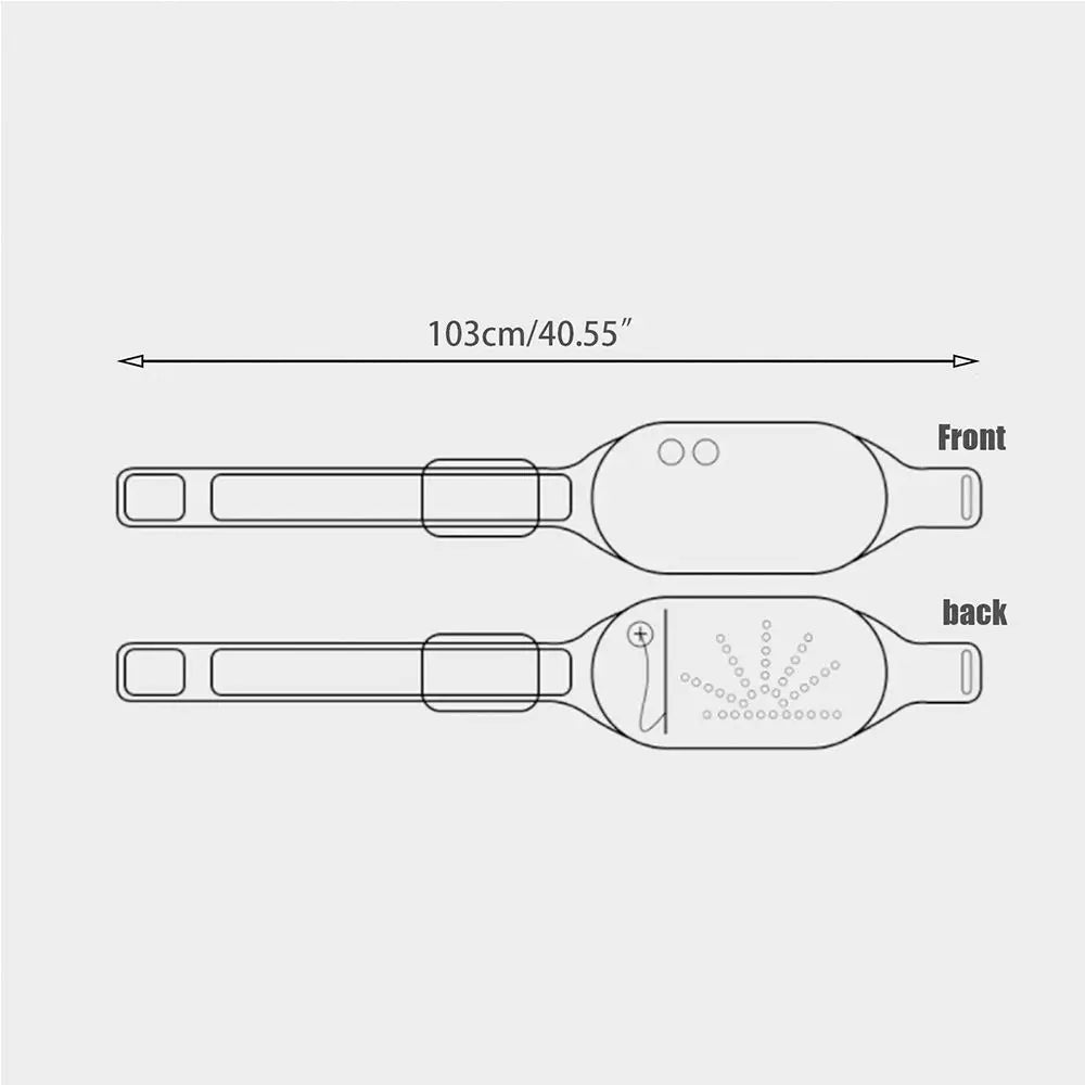 Comfortable Relief Cramps Period Pain USB Electric Heating Waistband Warm Palace Belt Menstrual Heat Pad Belt