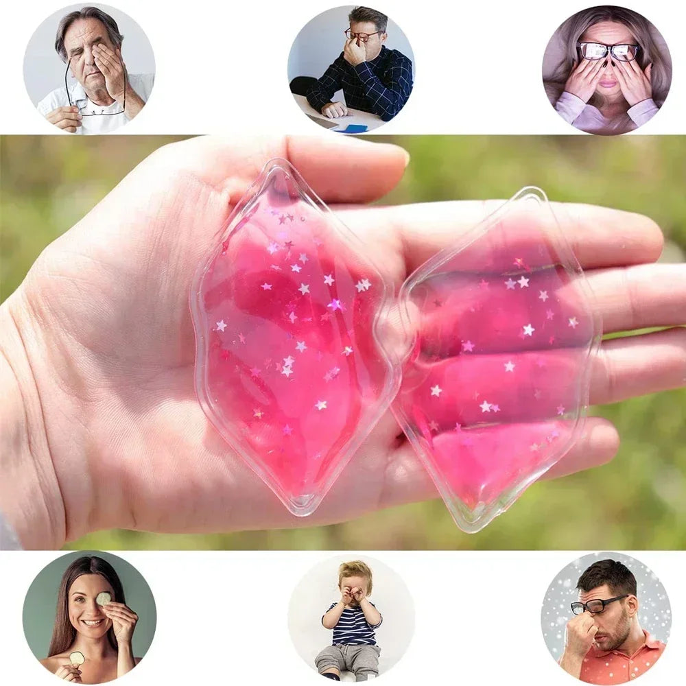 Lip Gel Ice Packs Cold Use for Lip Surgery Flexible Reusable Cooling Pad Cold Compress for Cosmetic Injuries Pain Relief