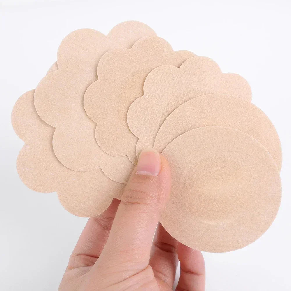 2-100PCS Nipple Cover Stickers Women Breast Lift Tape Pasties Invisible Self-Adhesive Disposable Bra Padding Chest Paste Patch