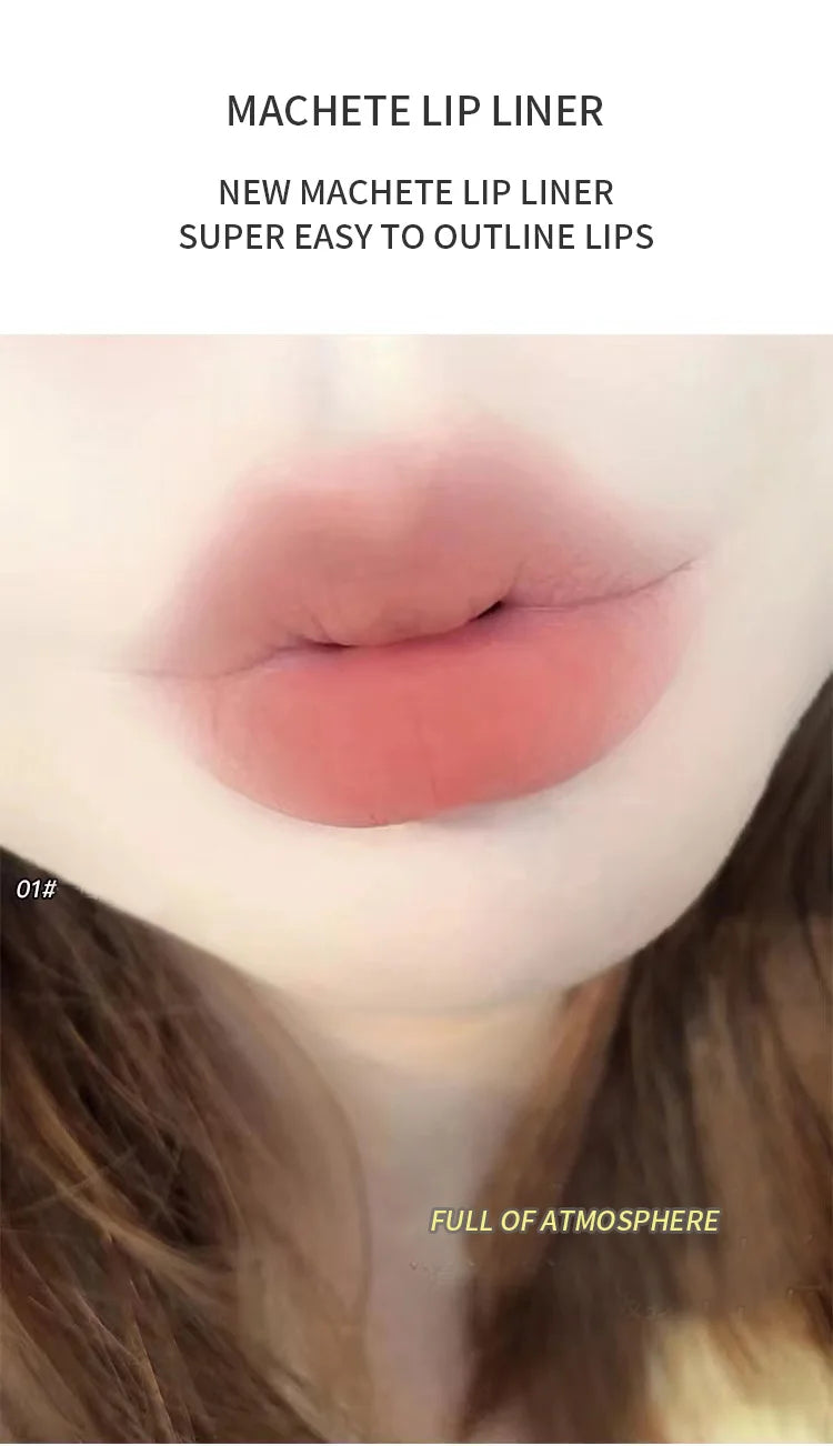 CAPPUVINI Matte Lip Liner Outline Lips Lipstick Pen Waterproof Long-lasting Color Lip Pencil Lipstick Pen