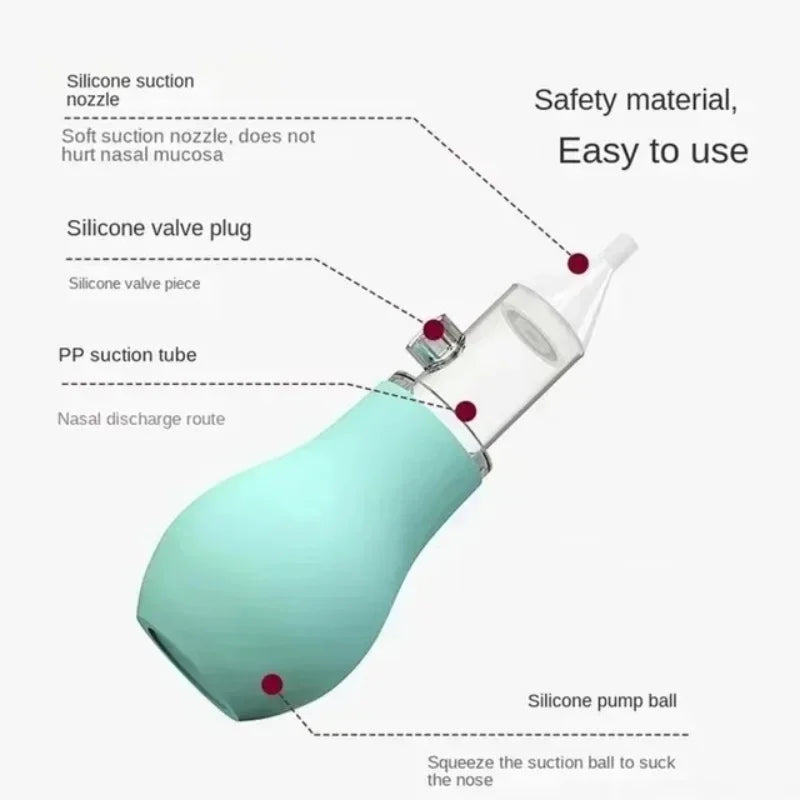 Baby Nasal Aspirator Professional Syringe Baby Nose Cleaner Nasal Irrigator Baby Nose Washing for Children Care Tool Gifts