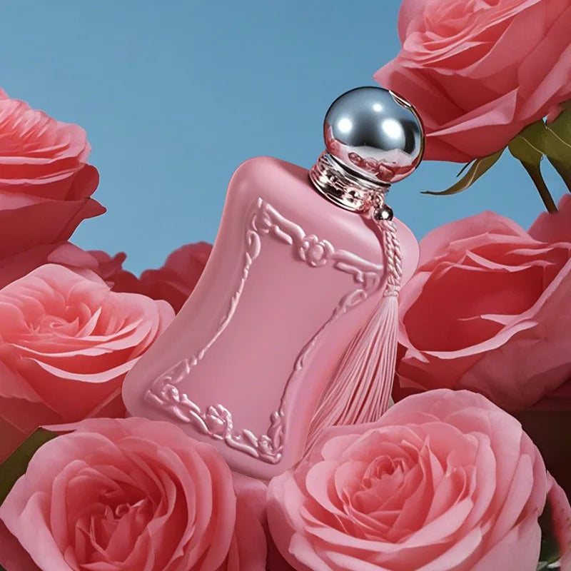 Brand Rose 75ML Perfume Women Spray Flirting Pheromone Long Lasting Floral Fresh Romance Vibrant Light Fragrance Dating Gift
