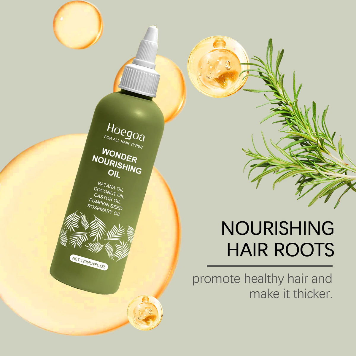 Batana Essential Hair Care Serum Deep Nourish Hair Roots Scalp Massage Serum Anti Frizzy&Dry Smoothing Soften Shiny Hair Care