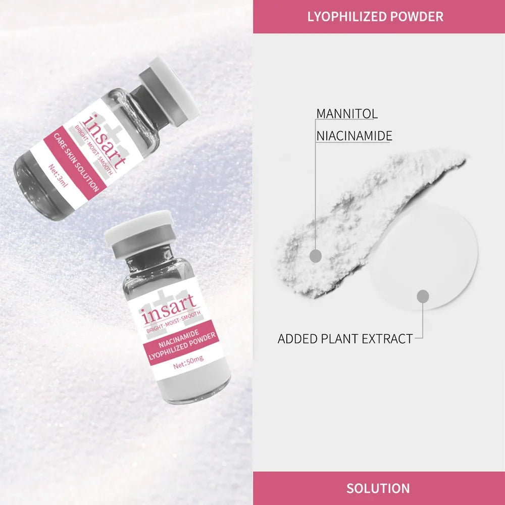 Niacinamide Oligopeptide VC Lyophilized Powder Face Serum Anti Aging Brightening Moisturizing Essence for All Skin Skincare
