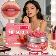 Strawberry Lip Scrub Exfoliating Soothing Lips Preventing Dryness Cracking Improving Dullness Brightening Moisturizing Lip Care
